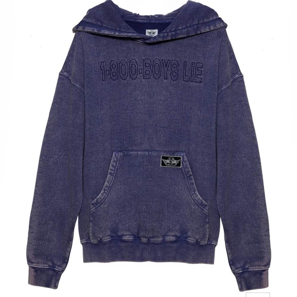Boys Lie 1-800 DISCONNECTED RACER HOODIE M/L